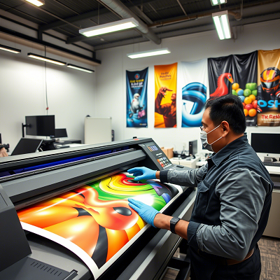 Professional banner printing near Puchong for business promotion