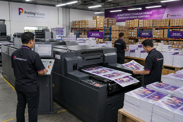 Kilang Cetak Buku Taman Equine dengan Mesin Offset Printing Moden